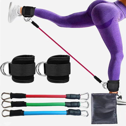 Elevate Your Workout with Adjustable Ankle Resistance Bands - Perfect for Glutes, Legs, and Full-Body Training!