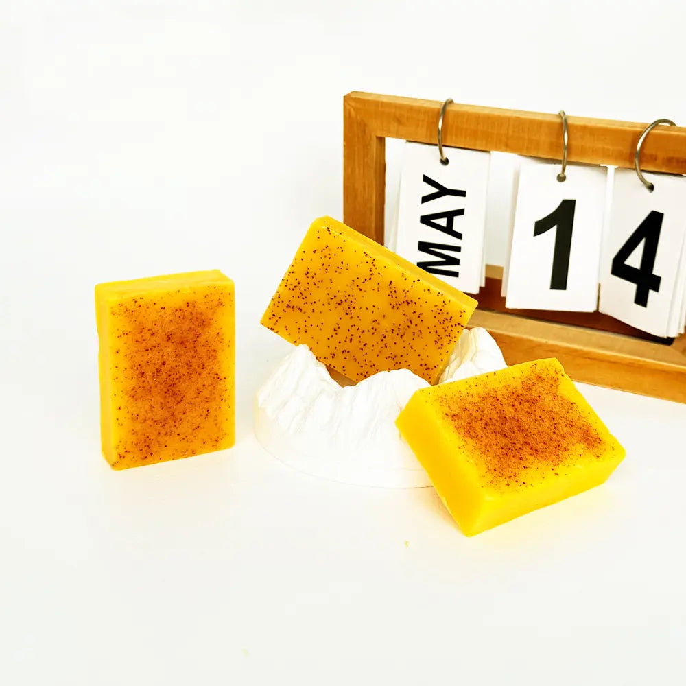 Revitalize Your Skin with Our 3PCS Turmeric Soap Set - Deep Cleansing & Moisturizing for All Skin Types