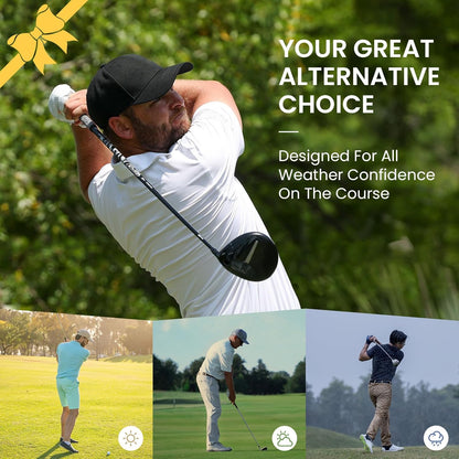 Unleash Your Game with All Weather Grip Golf Gloves - Premium 3 Pack for Right-Handed Golfers, Perfect for Any Condition!