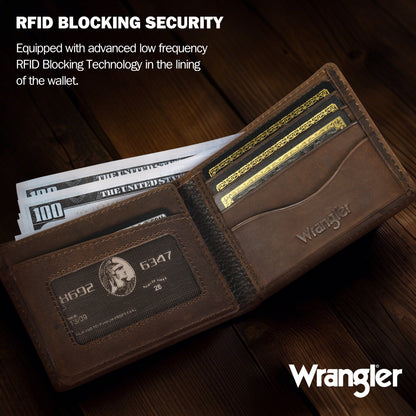 Elevate Your Everyday Style with the Men’s Slim Bifold Wallet - Genuine Leather, RFID Blocking, Airtag Holder, Perfect Gift for Him!