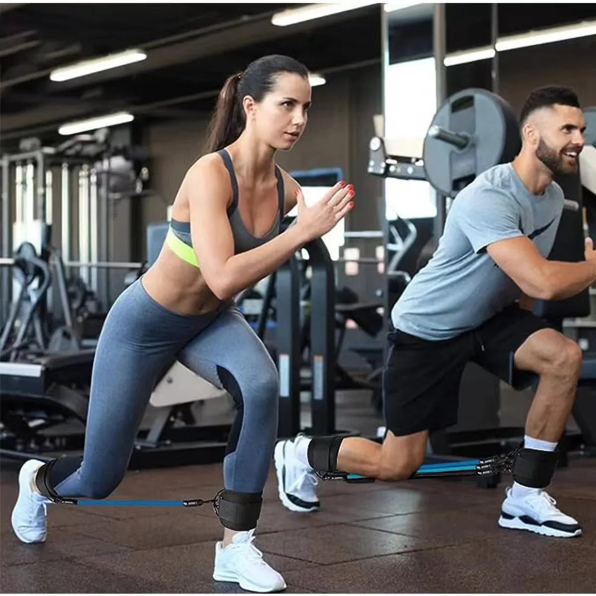 Elevate Your Workout with Adjustable Ankle Resistance Bands - Perfect for Glutes, Legs, and Full-Body Training!