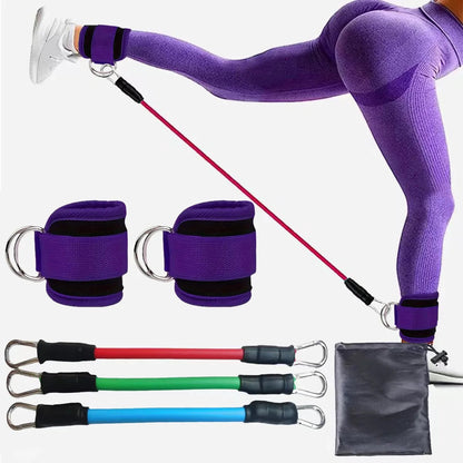 Elevate Your Workout with Adjustable Ankle Resistance Bands - Perfect for Glutes, Legs, and Full-Body Training!