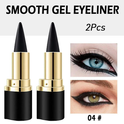 Elevate Your Eye Makeup with Our Long-Lasting Waterproof Silver Gel Eyeliner Pencils - Perfect for Halloween and Everyday Glam!