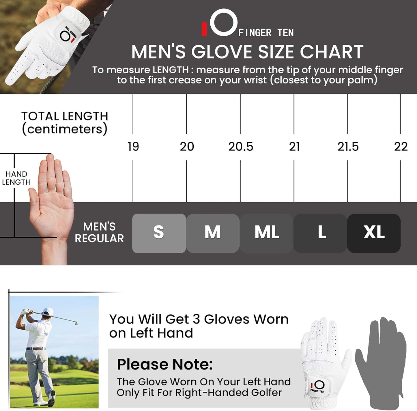 Unleash Your Game with All Weather Grip Golf Gloves - Premium 3 Pack for Right-Handed Golfers, Perfect for Any Condition!