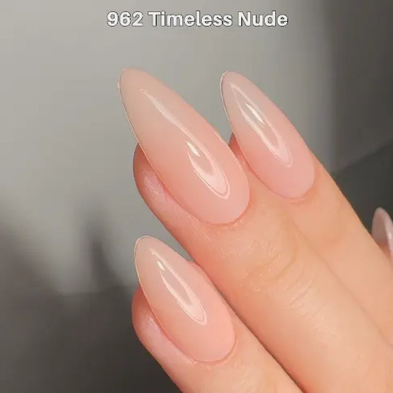 Elevate Your Nail Game with LDS Color Craze Gel Nail Polish in Timeless Nude - 0.5Oz