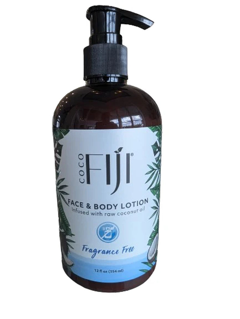 Nourishing Fragrance-Free Face & Body Coconut Lotion - 12Oz for Ultimate Hydration