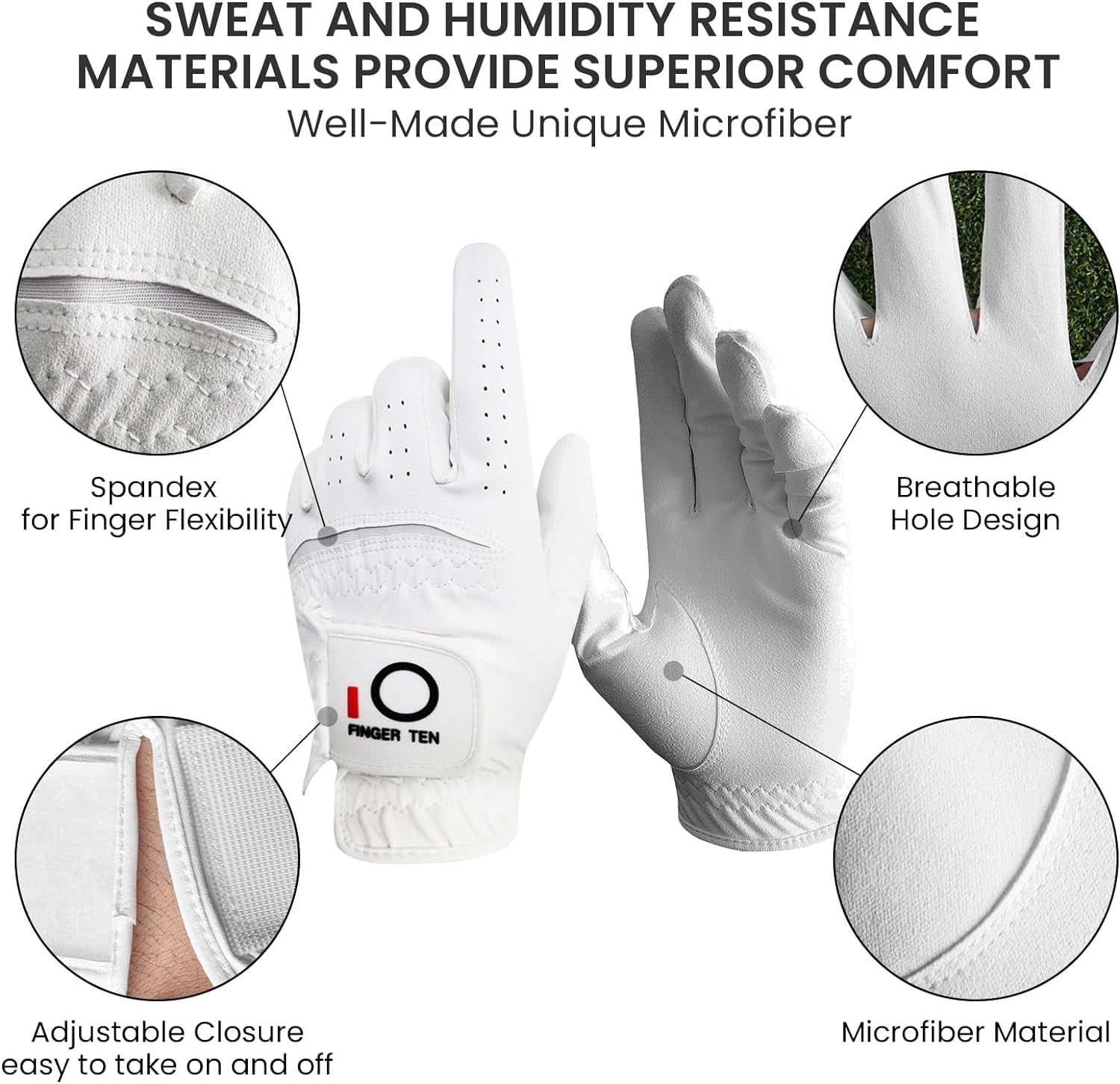 Unleash Your Game with All Weather Grip Golf Gloves - Premium 3 Pack for Right-Handed Golfers, Perfect for Any Condition!