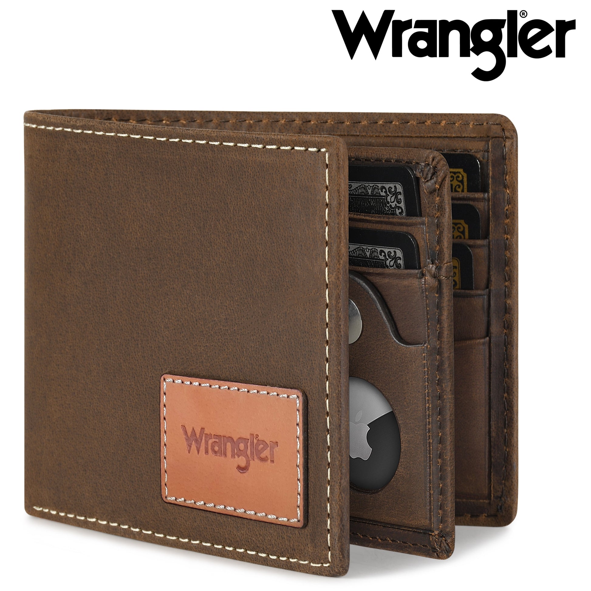 Elevate Your Everyday Style with the Men’s Slim Bifold Wallet - Genuine Leather, RFID Blocking, Airtag Holder, Perfect Gift for Him!