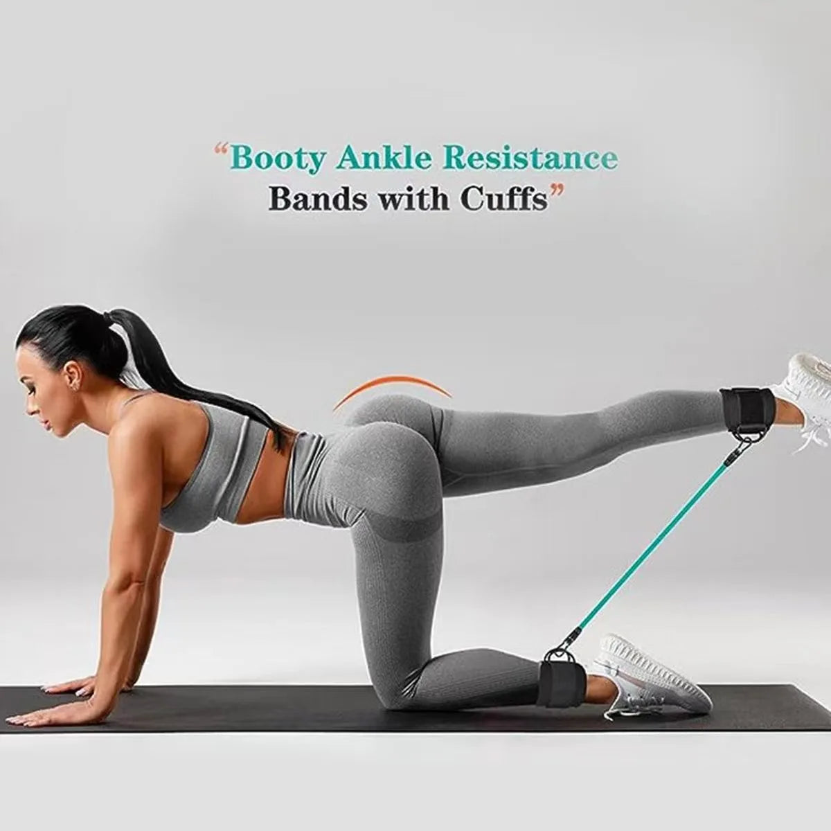 Elevate Your Workout with Adjustable Ankle Resistance Bands - Perfect for Glutes, Legs, and Full-Body Training!