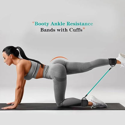 Elevate Your Workout with Adjustable Ankle Resistance Bands - Perfect for Glutes, Legs, and Full-Body Training!