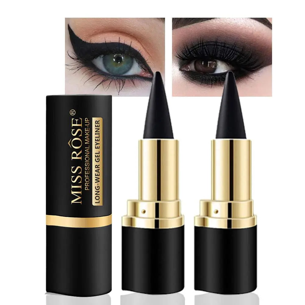 Elevate Your Eye Makeup with Our Long-Lasting Waterproof Silver Gel Eyeliner Pencils - Perfect for Halloween and Everyday Glam!