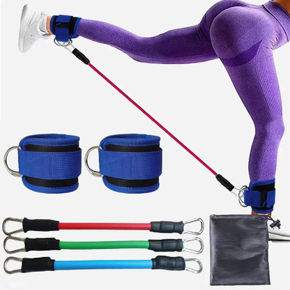 Elevate Your Workout with Adjustable Ankle Resistance Bands - Perfect for Glutes, Legs, and Full-Body Training!