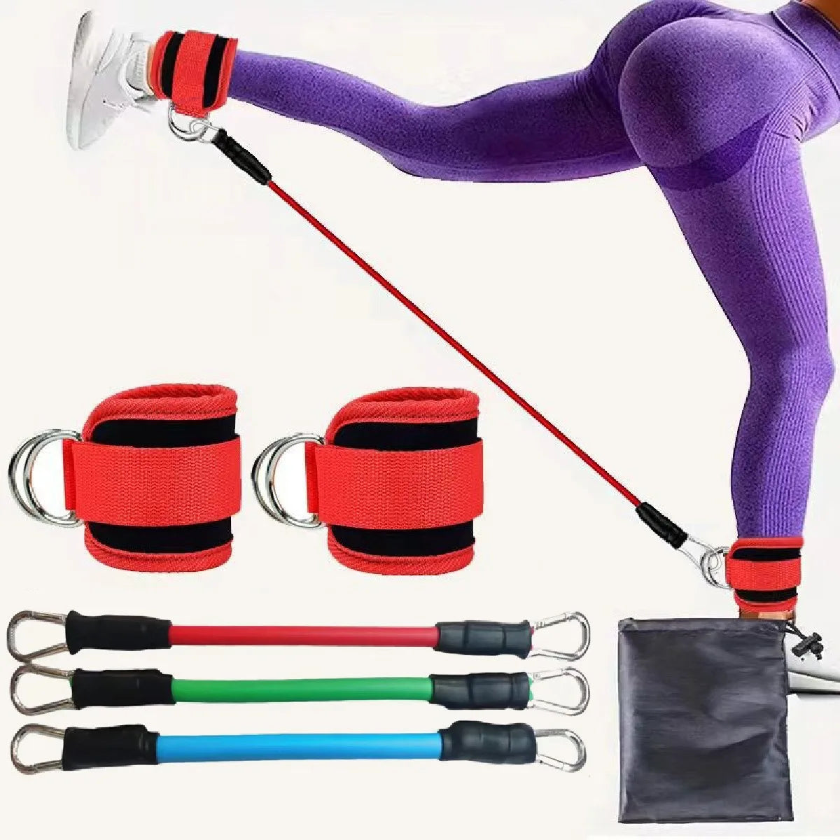 Elevate Your Workout with Adjustable Ankle Resistance Bands - Perfect for Glutes, Legs, and Full-Body Training!